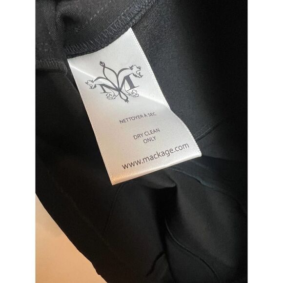Mackage Black Bodycon Mini Dress Sz. 10 - Picture 5 of 6